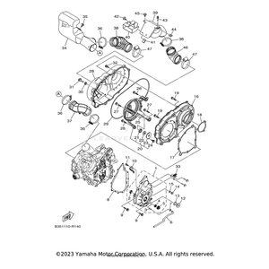 Bearing by Yamaha 2MB-E5596-01-00 OEM Hardware 2MB-E5596-01-00 Off Road Express