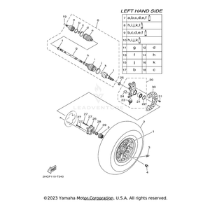 Bearing by Yamaha 93305-00602-00 OEM Hardware 93305-00602-00 Off Road Express