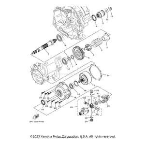 Bearing by Yamaha 93306-00519-00 OEM Hardware 93306-00519-00 Off Road Express