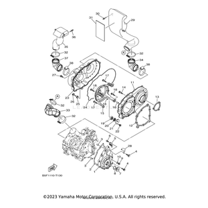 Bearing by Yamaha 93306-20119-00 OEM Hardware 93306-20119-00 Off Road Express