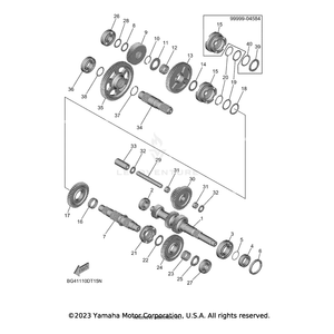 Bearing by Yamaha 93306-20458-00 OEM Hardware 93306-20458-00 Off Road Express