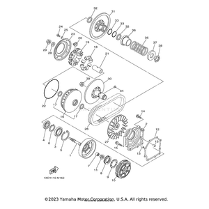 Bearing by Yamaha 93315-21813-00 OEM Hardware 93315-21813-00 Off Road Express