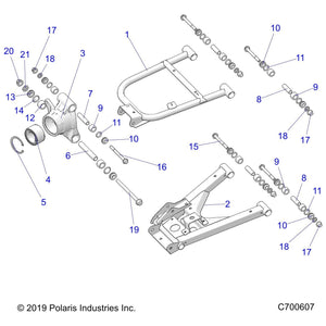 Bearing Carrier, Left by Polaris 5140866 OEM Hardware P5140866 Off Road Express