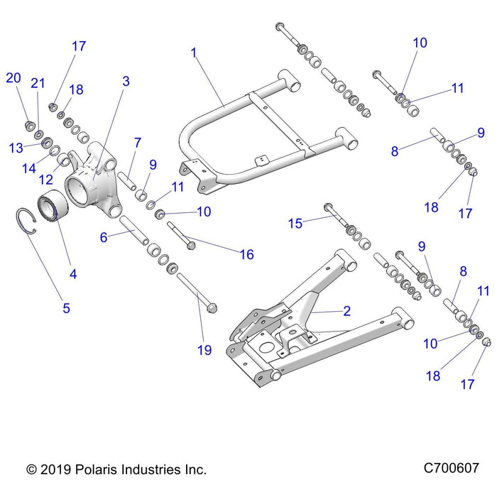 Bearing Carrier, Left by Polaris