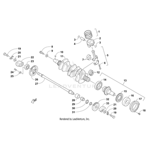 Bearing, Connecting Rod - Blue By Arctic Cat 3020-198 OEM Hardware 3020-198 Off Road Express