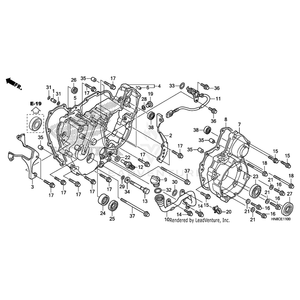 Bearing, Needle (25X37X17) by Honda 91021-HN8-003 OEM Hardware 91021-HN8-003 Off Road Express Peach St