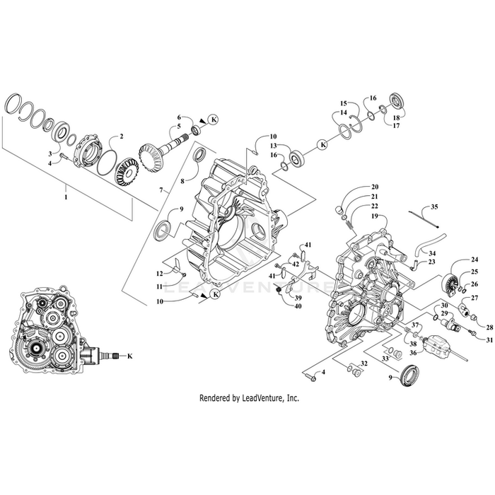 Bearing, Needle By Arctic Cat