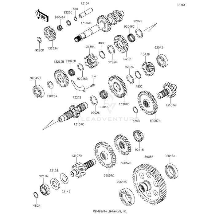 Bearing-Needle by Kawasaki