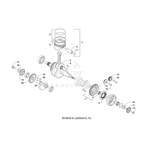 Bearing,Needle Roller-31 X 39 X 18 By Arctic Cat 0832-069 OEM Hardware 0832-069 Off Road Express