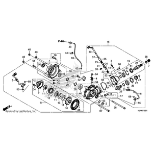 Bearing, Radial Ball (35X60X14) (Ntn) by Honda 91062-HP0-A01 OEM Hardware 91062-HP0-A01 Off Road Express Peach St