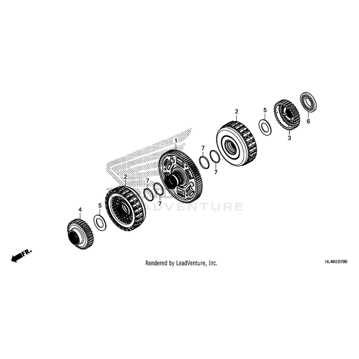 Bearing, Radial Ball (40X68X7.5) by Honda