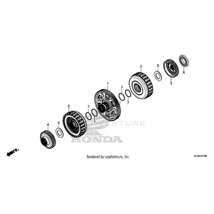 Bearing, Radial Ball (40X68X7.5) by Honda 91029-MGS-D21 OEM Hardware 91029-MGS-D21 Off Road Express Peach St