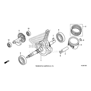 Bearing, Radial Ball (40X85X18) by Honda 91001-HN8-004 OEM Hardware 91001-HN8-004 Off Road Express Peach St