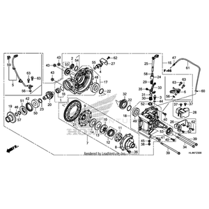 Bearing, Radial Ball (6008) by Honda 91057-HL4-A01 OEM Hardware 91057-HL4-A01 Off Road Express Peach St