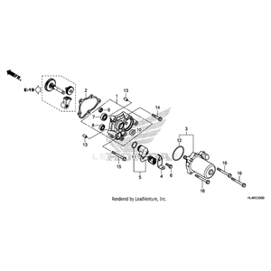 Bearing, Radial Ball (609Zz) by Honda 91001-HL4-003 OEM Hardware 91001-HL4-003 Off Road Express Peach St