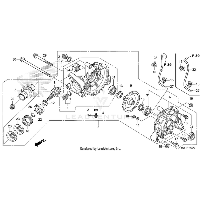 Bearing, Radial Ball (Qj3/28V1) by Honda