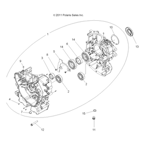 Bearing Retainer Plate by Polaris 5256603 OEM Hardware P5256603 Off Road Express