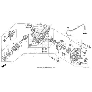 Bearing Set, Needle by Honda 06911-HN8-000 OEM Hardware 06911-HN8-000 Off Road Express Peach St