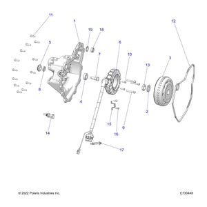 Bearing-Shaft,Waterpump by Polaris 3515828 OEM Hardware P3515828 Off Road Express