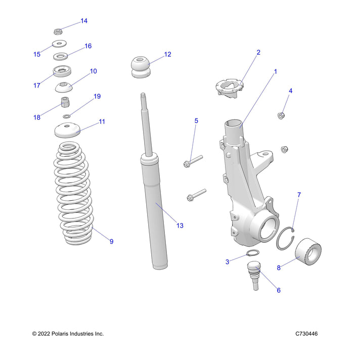 Bearing-Wheel,35X64X37Mm by Polaris