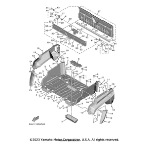 Belt, Body Holder by Yamaha BG4-F471S-00-00 OEM Hardware BG4-F471S-00-00 Off Road Express