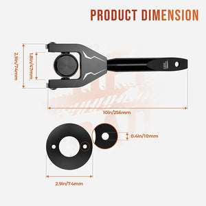 Belt Changing Tool for Can-am Maverick X3 by Kemimoto B0901-00302BK Drive Belt Tool B0901-00302BK Kemimoto