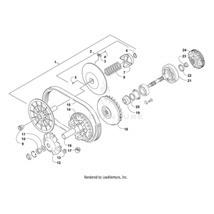 Belt, Drive By Arctic Cat 0823-013 OEM Hardware 0823-013 Off Road Express