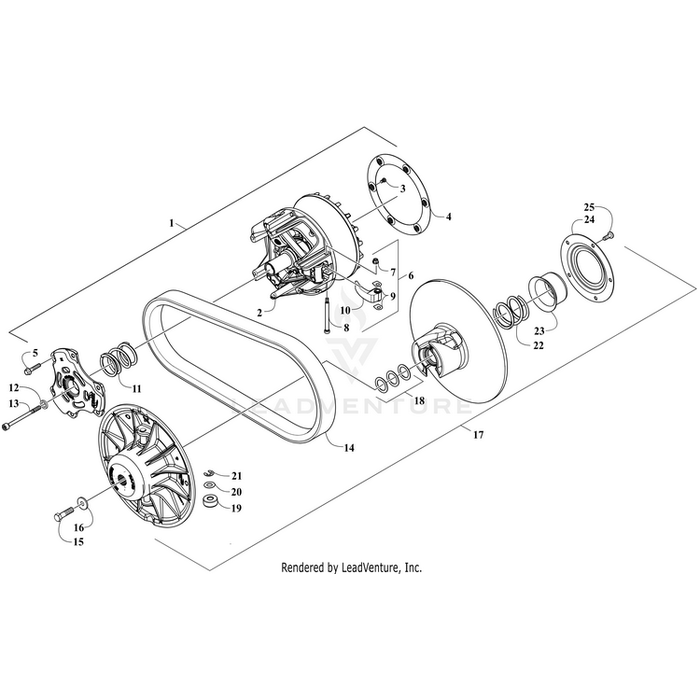 Belt,Drive By Arctic Cat