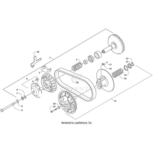 Belt, Drive By Arctic Cat 0823-683 OEM Hardware 0823-683 Off Road Express