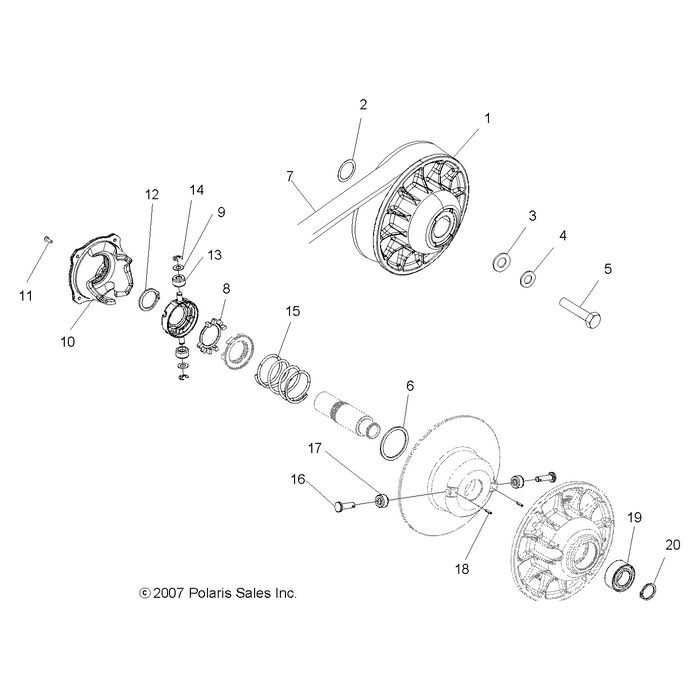 Belt-Hd,Drive,14.35,Cd by Polaris