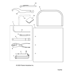 Belt Removal Tool by Polaris 2883577 OEM Hardware P2883577 Off Road Express