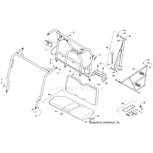 Belt Safety (Driver) By Arctic Cat 3307-763 OEM Hardware 3307-763 Off Road Express