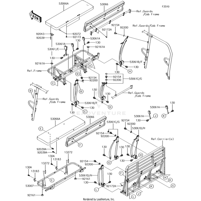 Belt-Seat,Buckle,Sw. by Kawasaki