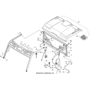 Belt, Seat By Arctic Cat 8506-561 OEM Hardware 8506-561 Off Road Express