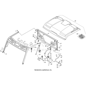 Belt, Seat By Arctic Cat 9506-608 OEM Hardware 9506-608 Off Road Express