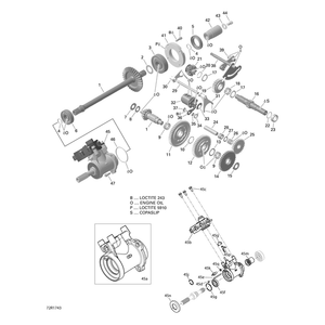 Bevel Gear Assâ€™y by Can-Am 420635558 OEM Hardware 420635558 Off Road Express Drop Ship