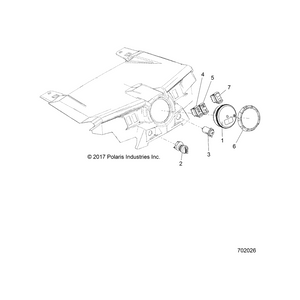 Bezel-Instrument Cluster,O.Mad by Polaris 5438945-589 OEM Hardware P5438945-589 Off Road Express