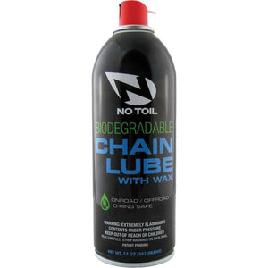 Biodegradable Chain Lube W/Wax 12Oz by No Toil NT401 Chain Lube 90-0031 Western Powersports