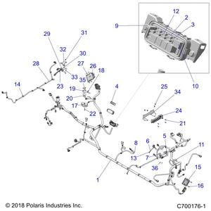 Bkt, Mount, Relay, Inner, Blk by Polaris 5265227-458 OEM Hardware P5265227-458 Off Road Express