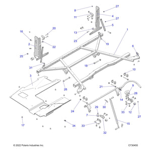 Bkt-Spacer,Blk by Polaris 5271384-329 OEM Hardware P5271384-329 Off Road Express