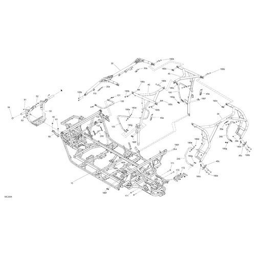 Black Central Cage Kit by Can-Am