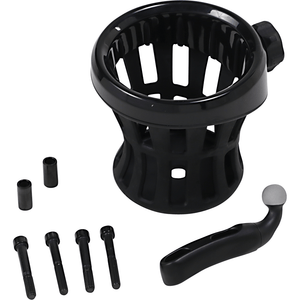 Black Drink Holder 1" By Ciro 50611 Drink Holder 0636-0082 Parts Unlimited