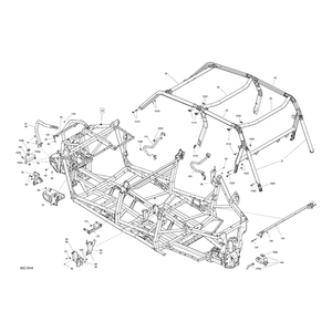 Black Frame by Can-Am 715005855 OEM Hardware 715005855 Off Road Express Drop Ship