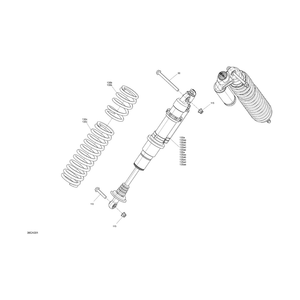 Black, Front Spring by Can-Am 706202180 OEM Hardware 706202180 Off Road Express Peach St