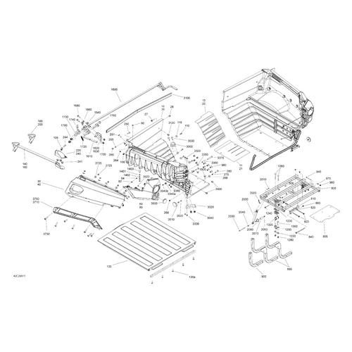 Black Lateral Support by Can-Am