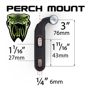 Black Perch Mount Drink Holder By Ciro 50411 Drink Holder 0636-0020 Parts Unlimited