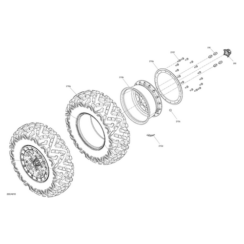 Black, Reinforcement Disk by Can-Am