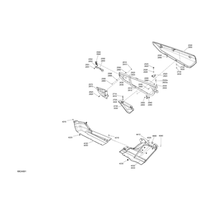 Black, RH Front Door Frame by Can-Am 705015443 OEM Hardware 705015443 Off Road Express Peach St