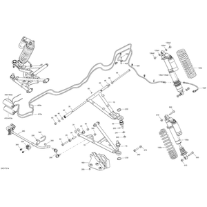 Black Spring by Can-Am 706201473 OEM Hardware 706201473 Off Road Express