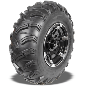 Black Widow Front; Rear Tire 25 X 10-12 by AMS 0320-0772 All Terrain Tire 0320-0772 Parts Unlimited Drop Ship